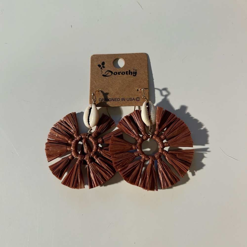 Raffia Earrings